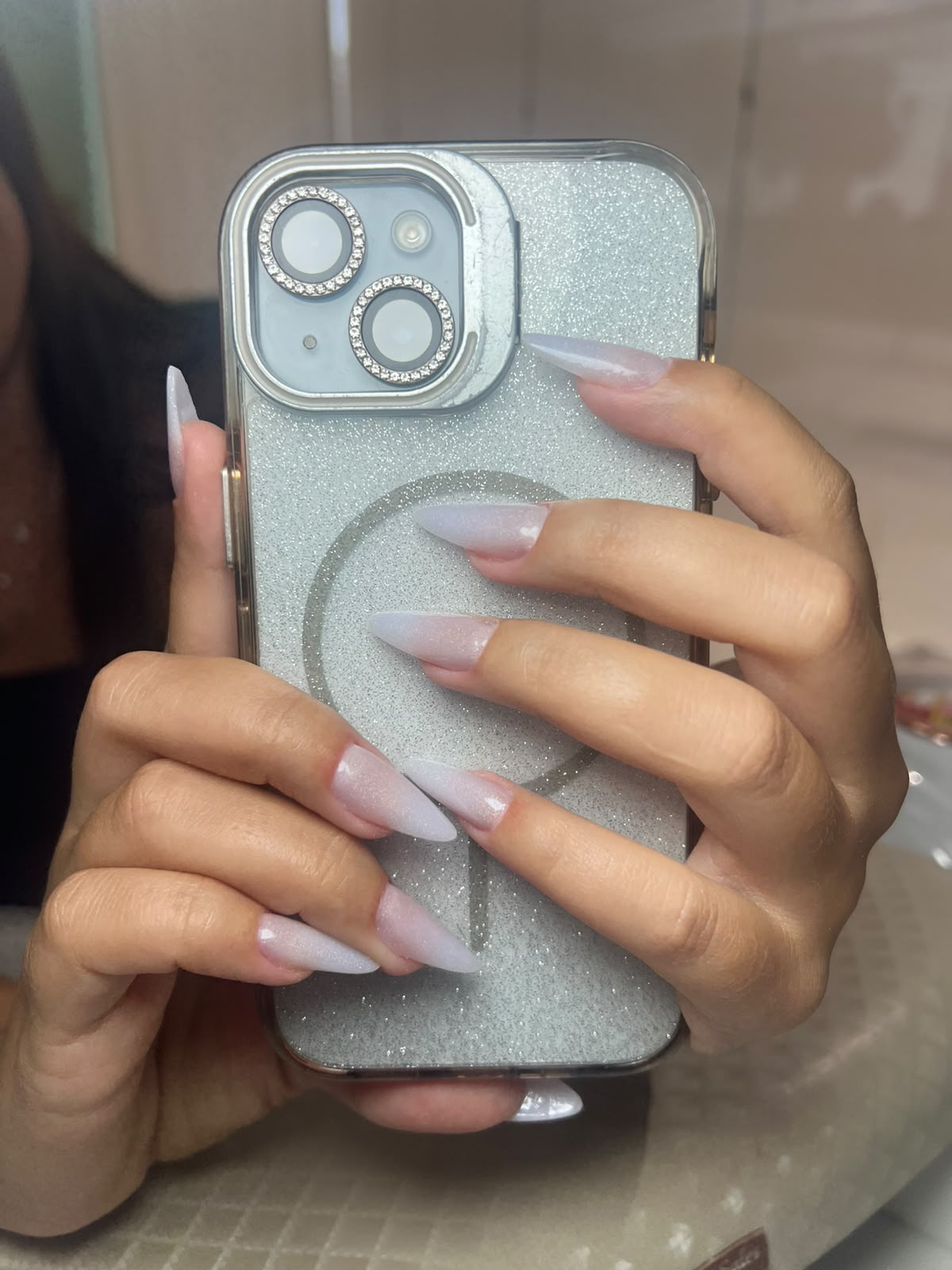 Manutenção de unhas em gel nude profissional